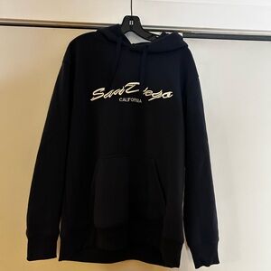 Blue San Diego Hoodie with White Print